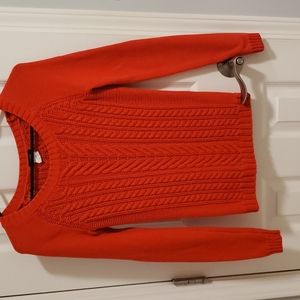 J Crew cotton cables sweater like new xxs